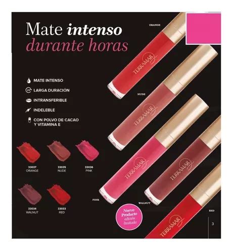 Labiales Liquido Mate Larga Duraci N Terramar Ed Limitada Meses