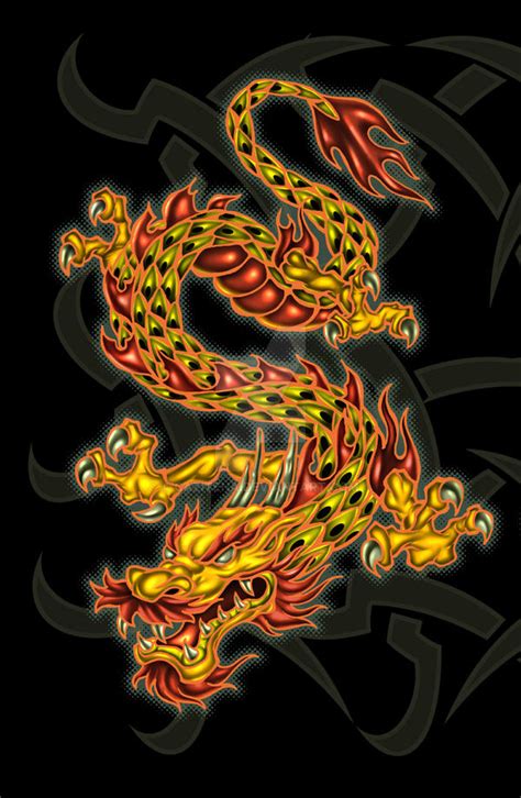 Yellow Dragon Charm By Cazitena On Deviantart