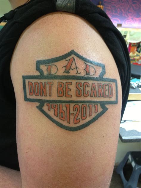Harley Davidson Memorial Tattoos