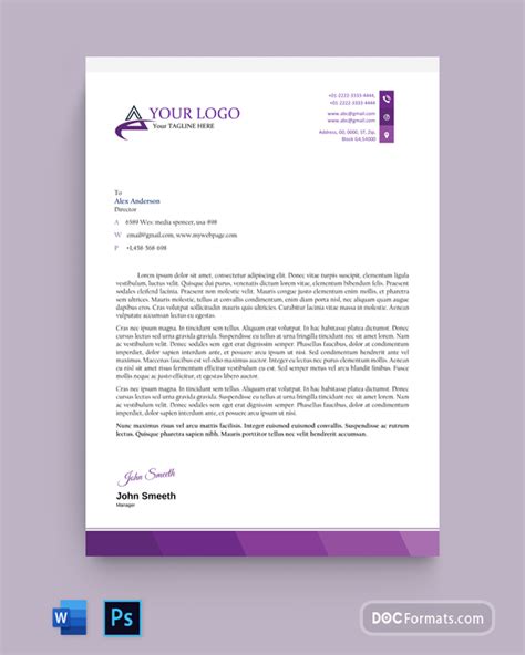 17 Free Business Letterhead Templates Ms Word Ai And Psd
