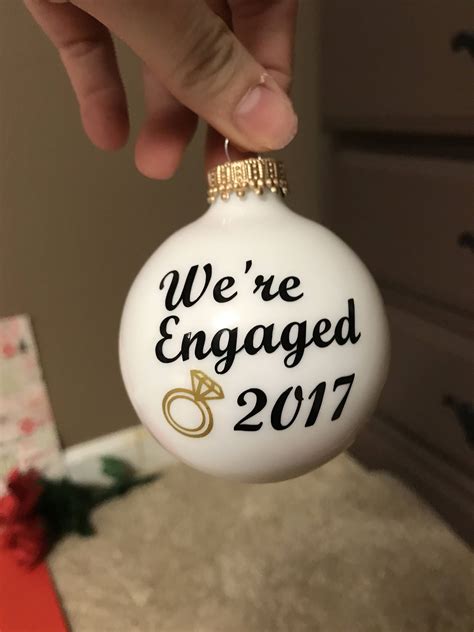 Were Engaged Christmas Ornaments For Any Newly Engaged Couples Listing