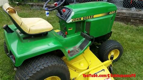 John Deere 420 Garden Tractor Attachments Bios Pics