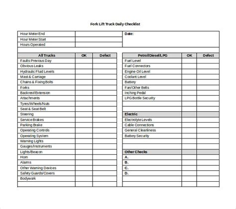 You would be foolish not to. Daily Checklist Template - 29+ Free Word, Excel, PDF ...
