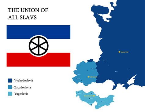 The Union Of All Slavs Slavia Imaginarymaps