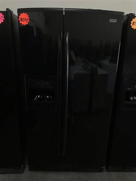 Shiny Black Kenmore Elite Refrigerator For Sale In Garland Tx Miles