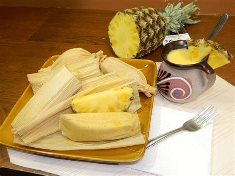 Tamales Dulces De Piña Pineapple Tamales Colavorativo Dia De Acción Dé Gracias Sweet