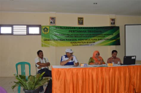 Kunjungan Lapangan Penyuluh Pertanian Swadaya Kabupaten Bogor