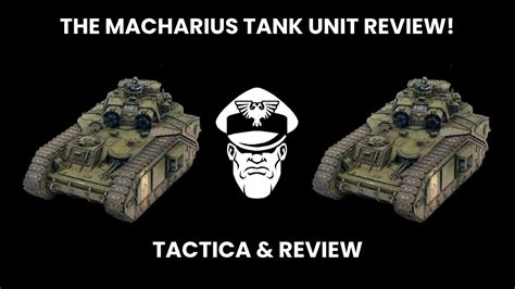 The Macharius Tank Unit Review 9th Ed Warhammer 40000 Youtube