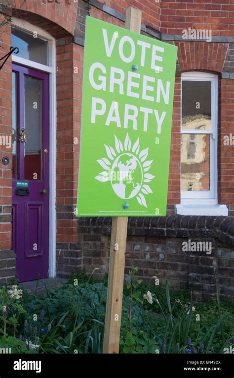 Vote Green Party Hi Res Stock Photography And Images Alamy