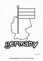 Free German Flag Coloring Page | Coloring Page Printables | Kidadl