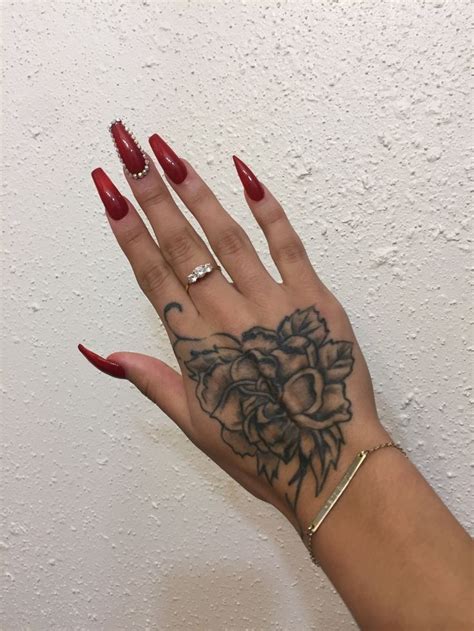 pin goddesspins🧸💜 hand tattoos hand tattoos for women tattoos for women