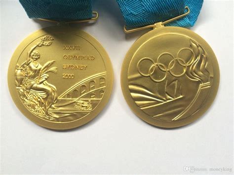 Sydney 2000 Olympic Medals Set Goldsilverbronze With Silk Etsy