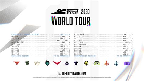 Call Of Duty 2020 League Schedule Call Of Duty Modern Warfare Guide