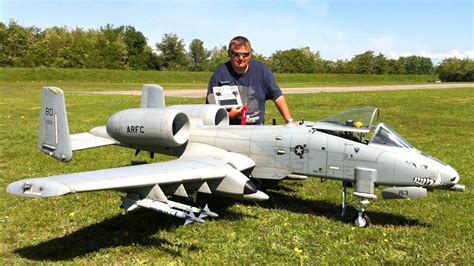 Giant Rc A 10 Warthog With Brrrrt And Flare Youtube