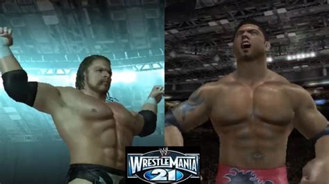 Triple H Vs Batista Wrestlemania 21 Rematch Wwe Day Of Reckoning 2