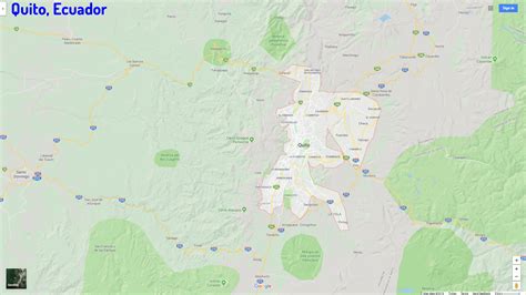 Quito Map And Quito Satellite Image