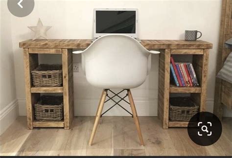 Duddon Modern Rustic Industrial Desk With Shelf Artofit