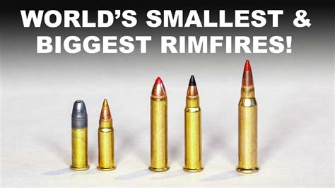 Worlds Smallest And Biggest Rimfires — 17 And 22 Calibers Youtube