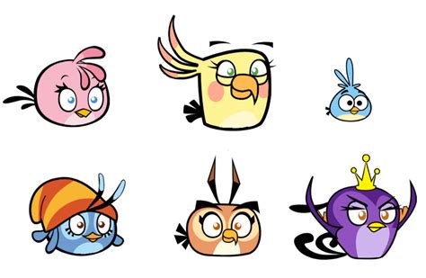 Angry Birds Stella Classic Art Style By Spongepore On Deviantart