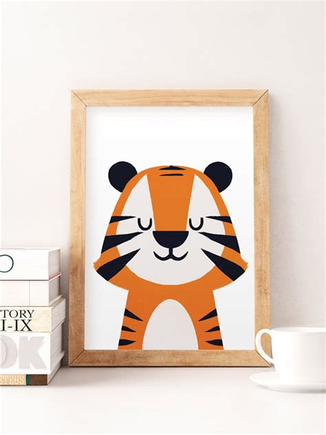 Tiger Illustration Art Tigre Art Mignon Cute Tigers Ideias Diy