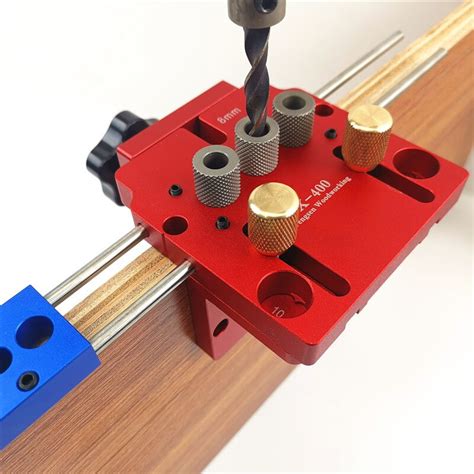 3 In 1 Woodworking Doweling Jig Kit With Positioning Clip Drilling
