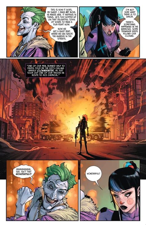 Joker Punchline And Clowhunter Joker Comic Comic Villains Joker