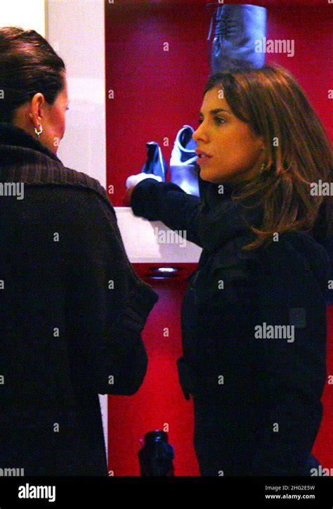 Italian Model And Actress Elisabetta Canalis Is Seen Out Shopping Shopping With Her Mother Bruna