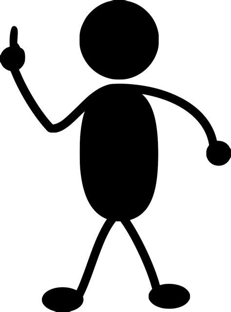 Svg Stickman Figure Cartoon Leap Free Svg Image And Icon Svg Silh