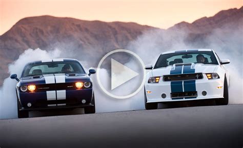 Dodge Challenger Srt8 392 Vs Shelby Gt350 Video Of Comparison Test
