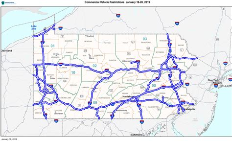 Pennsylvania To Ban Trucks On Most Interstates And Turnpike This Weekend