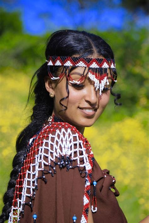Arsi Oromo Cultural Clothe Beautiful Ethiopian Women Ethiopian Women