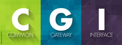 Cgi Common Gateway Interface Provides The Middleware Between