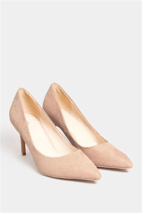 Lts Tall Nude Point Court Heels In Standard Fit Long Tall Sally