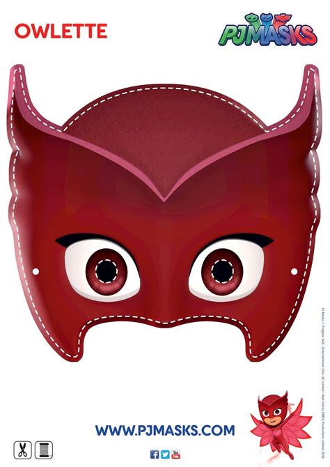 Make Your Own Owlette Mask Pjmasks Owlette Disneyjunior PJ Masks
