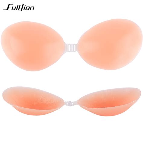 buy fulljion silicone bra self adhesive strapless backless invisible bras sexy