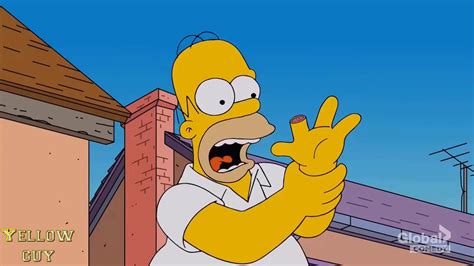 The Simpsons Homer Eats His Own Finger Youtube
