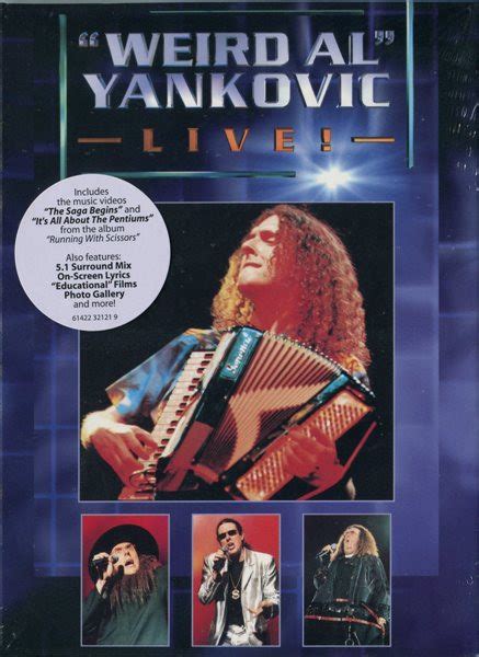 Weird Al Yankovic Live 2000 Dvd Discogs