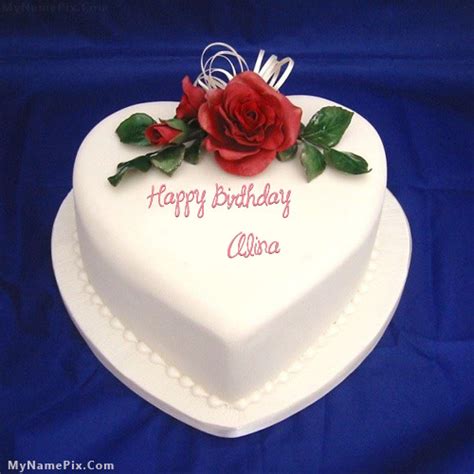 Happy Birthday Alina Cakes Cards Wishes