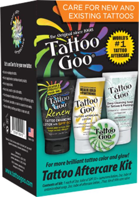 Tattoo Goo Tattoo Aftercare Kit 4 Pieces Approved Food