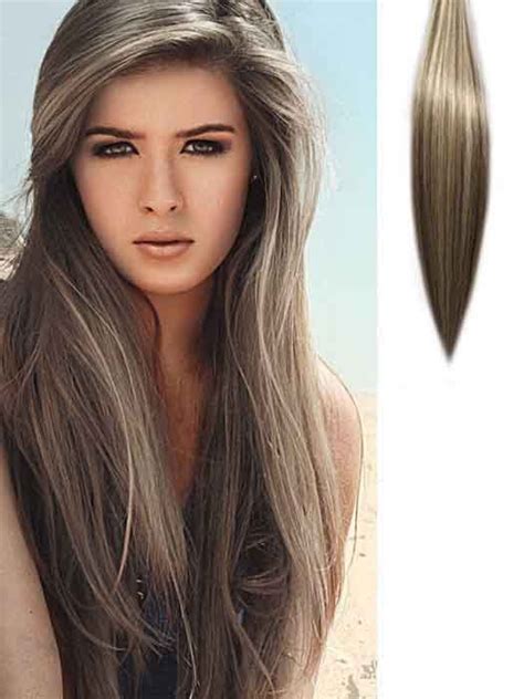 For blonde hair, choosing the right tone for your highlights is definitely one of the easiest hairs to choose the right highlight color, as it will look natural. Natural Straight Blonde Highlighted Hair Extensions