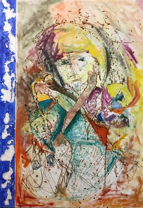 Contemporary Art Abstract Painting Woman In Scar Artfinder