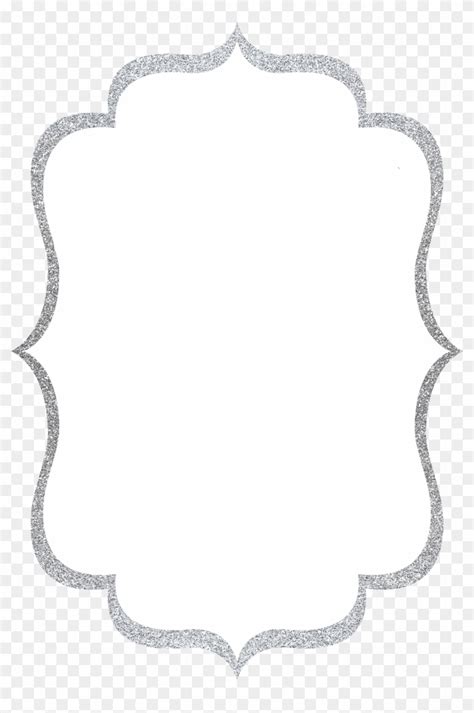 Silver Glitter Border Gallery Clipart Swagat Png Transparent Png