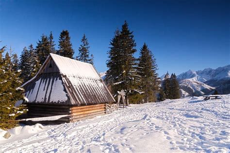 4061 Mountain Hut Winter Scene Photos Free And Royalty Free Stock