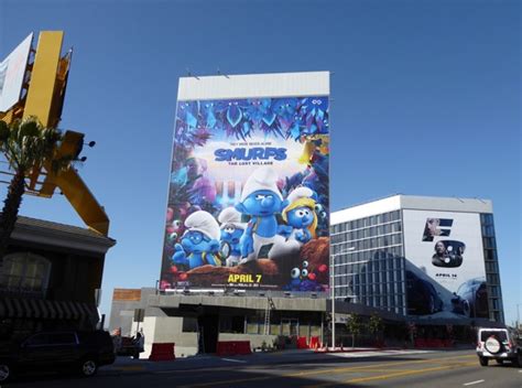 Daily Billboard Smurfs The Lost Village Movie Billboards