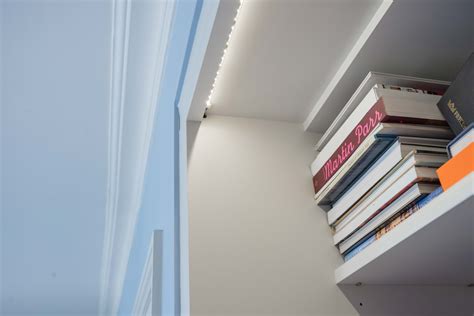 Hidden Led Strip Light To Lit A Book Shelves Strip Lighting Led