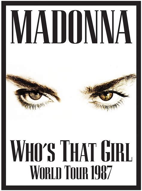 Madonna Fanmade Covers Whos That Girl Tour Poster