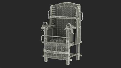 Medieval Spiked Torture Chair Model Turbosquid 1738090