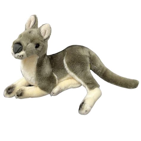 Lying Kangaroo Soft Plush Toy Joy 1435cm Kangaroo Toyl By Bocchetta