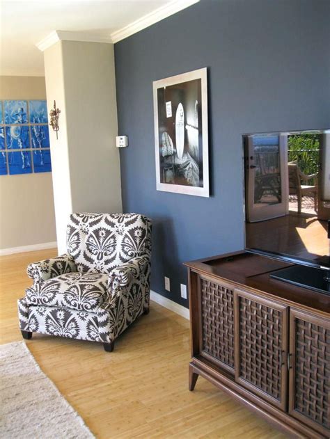 Blue Accent Wall Living Room Shade Of Blue On Wall Love