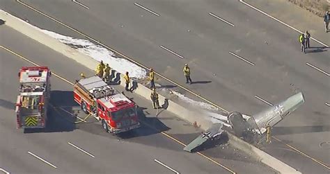 Watch Live Officials Respond To Small Plane Crash On 101 Freeway In